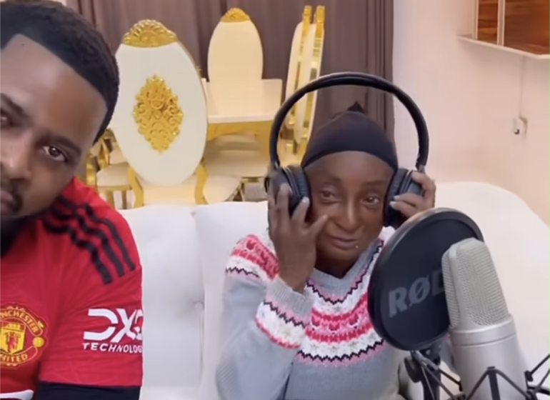 Aunty Ramota delivers her bars on DJ Xclusive's song '2am For Lekki'