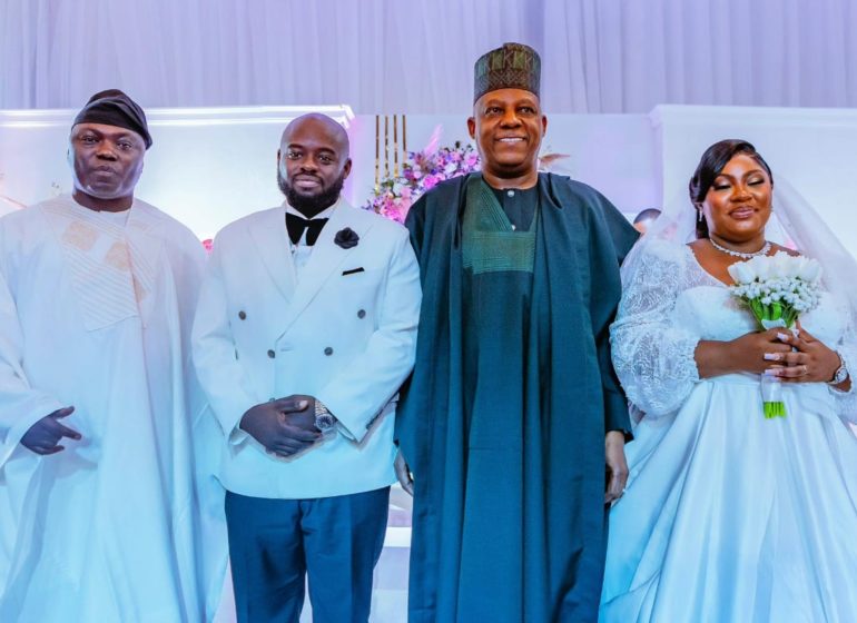 Shettima, Jonathan grace wedding of Taraba governor's daughter Keziah