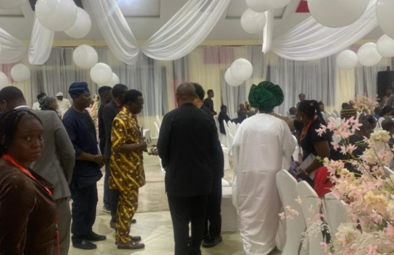 PHOTOS: Peter Obi attends Onyeka Onwenu’s funeral service in Lagos