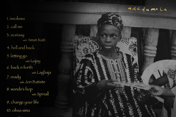 Tracklist for Fireboy's album 'Adedamola'