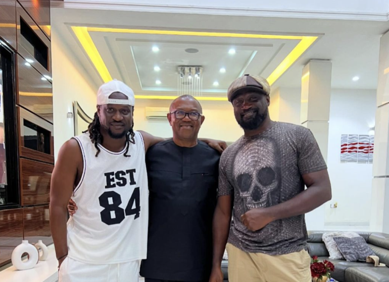 Peter Obi visits Paul, Jude Okoye