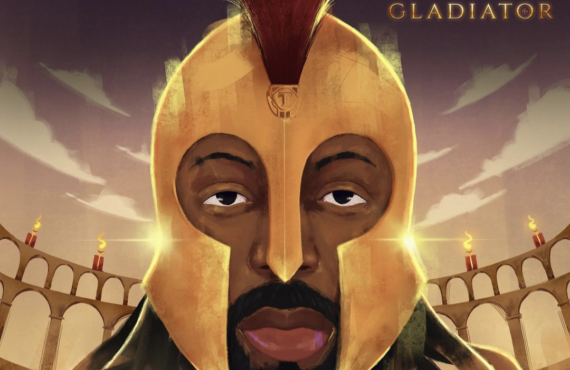 Artwork for Timaya's new album 'Gladiator'