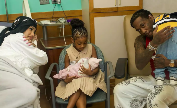 Cardi B, Offset and their three kids