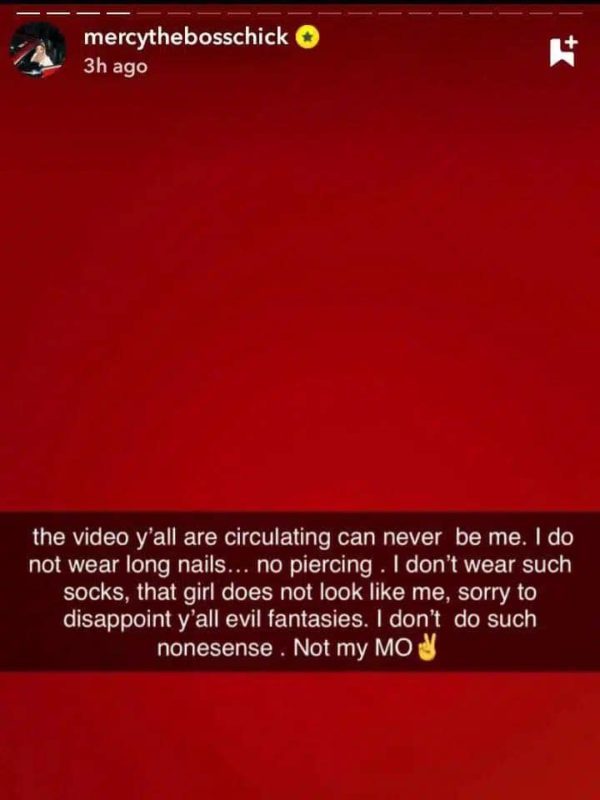 Mercy Eke shuts down rumours linking her to viral clip of masturbation