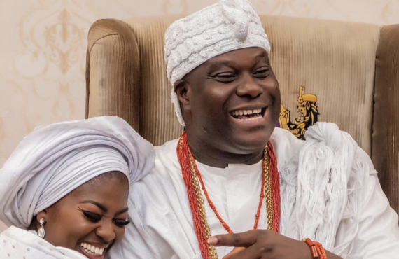 Ooni and wife Folashade