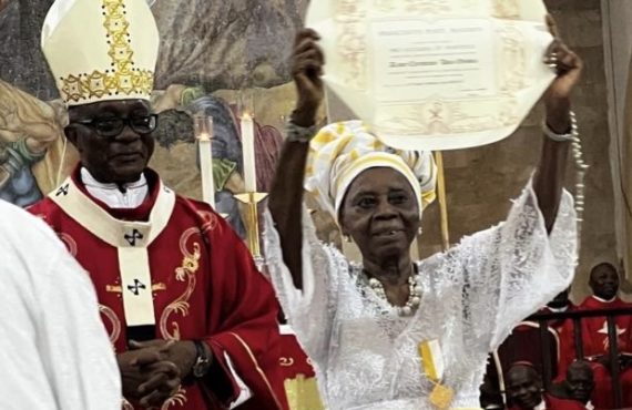 Pope bestows Papal honour on Otedola’s mum for service to…