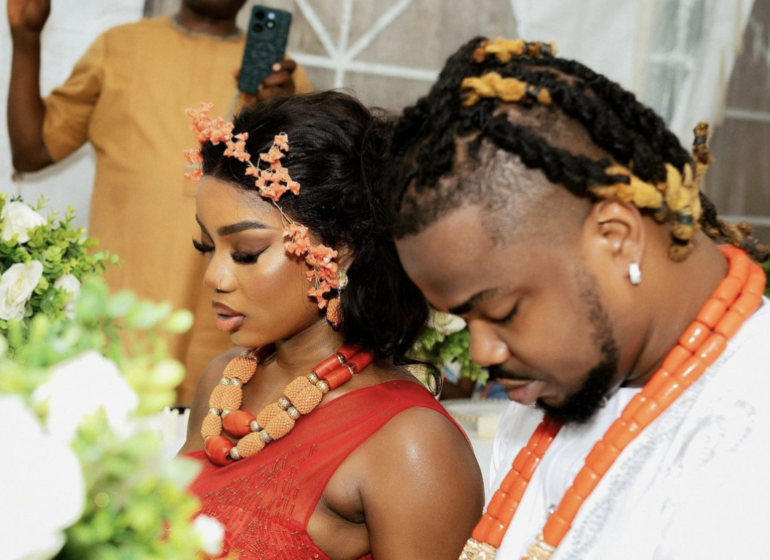 Music producer Rexxie weds fiancée Chisom in a star-studded traditional ceremony in Lagos