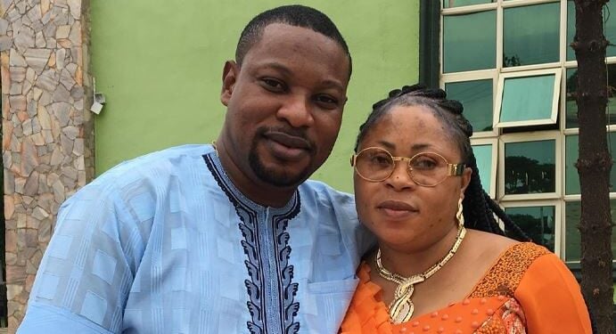 Dare Melody and wife Adedoyin Odunuga