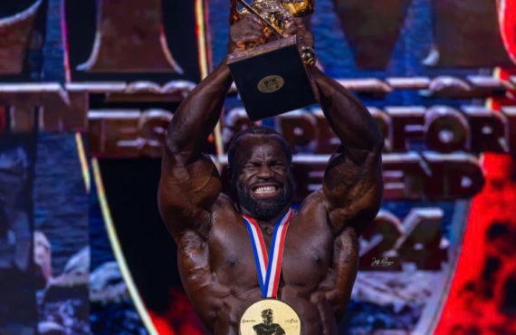 Nigerian-born Samson Dauda wins Mr Olympia for UK