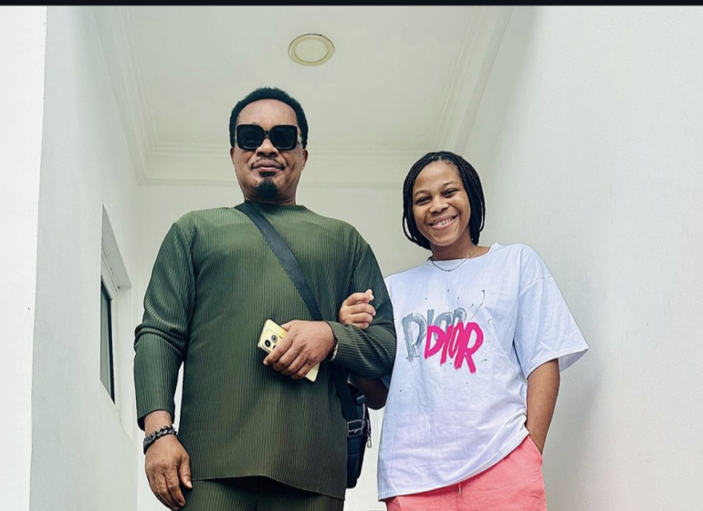 Jerry Amilo and daughter Chidera