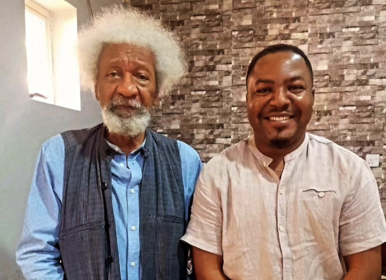 Joshua Ojo and Wole Soyinka