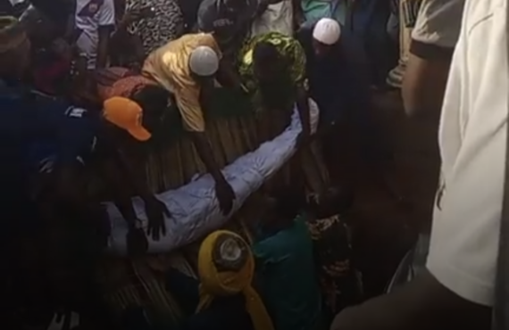 VIDEO: Charles ‘Agbako’ Olumo buried in Ogun — hours after…