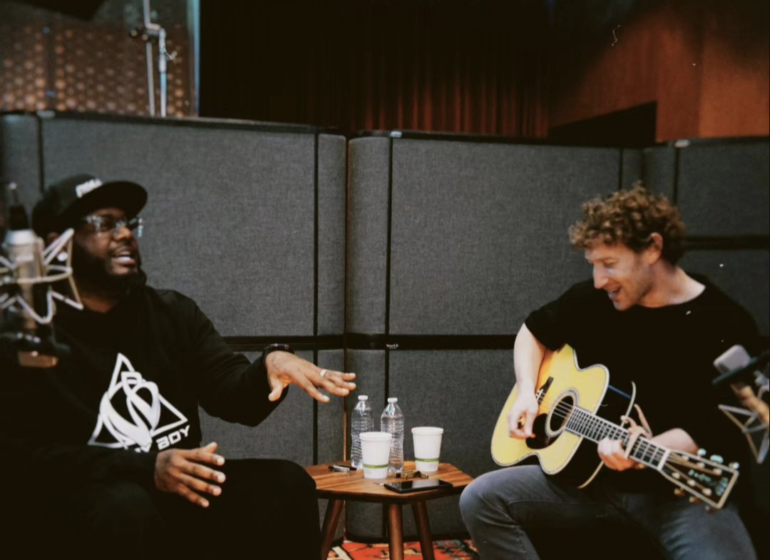 Mark Zuckerberg and rapper T-Pain