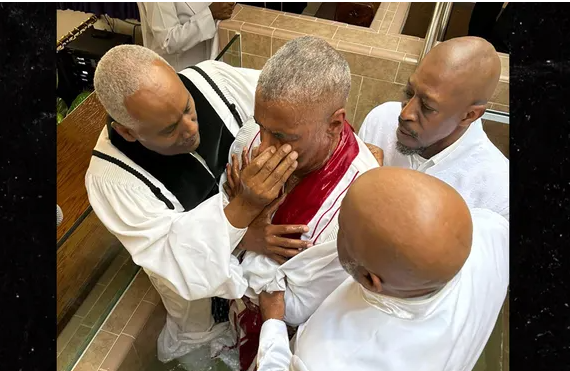 VIDEO: Denzel Washington becomes a minister after baptism