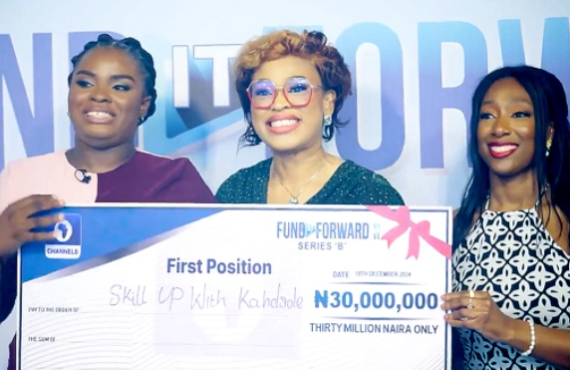 Ukpabi wins Channels TV’s ‘Fund it Forward’ season 2, gets…