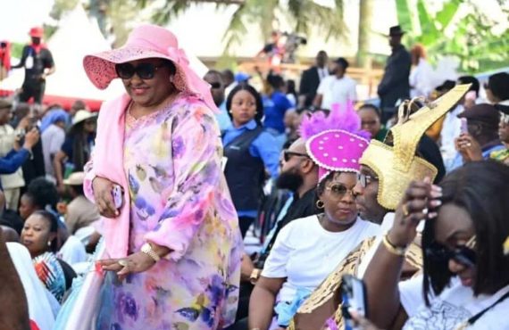 PHOTOS: Aisha Buhari attends Calabar Carnival