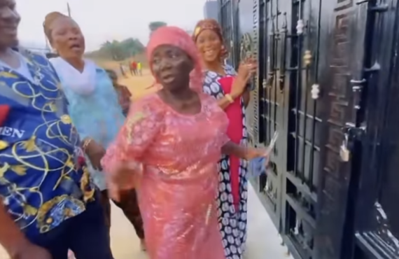 VIDEO: Actress Kudirat Ogunro builds house for mum