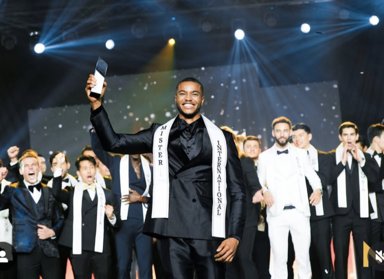 makes history as first African to win Mister International pageant