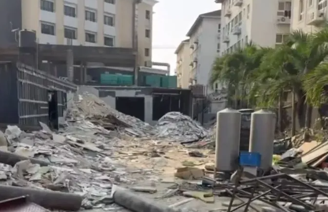 Chioma Ikokwu's demolished building