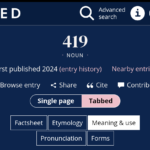 419, one of the Nigerian words added to the Oxford dictionary