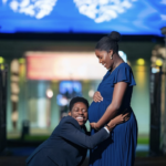 Moses Bliss, wife welcome first child