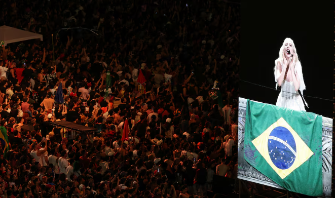 More than two million attended Lady Gaga's biggest ever concert in Rio de Janeiro