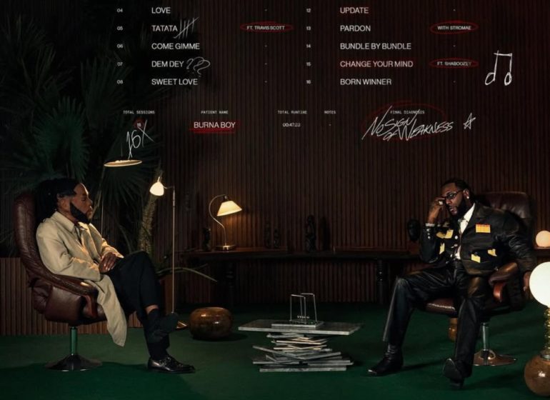 TRACKLIST: Burna Boy features Travis Scott, Shaboozey in ‘No Sign of Weakness’ album