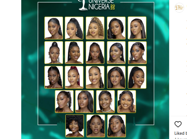 Miss Universe Nigeria unveils 22 finalists for 2025 edition