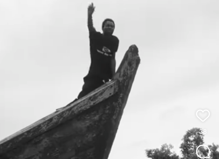 EXTRA: Ghanaian man claims nonstop rain will end world, begins ark construction