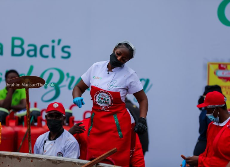 GWR certifies Hilda Baci as record holder for largest serving of Nigerian jollof rice
