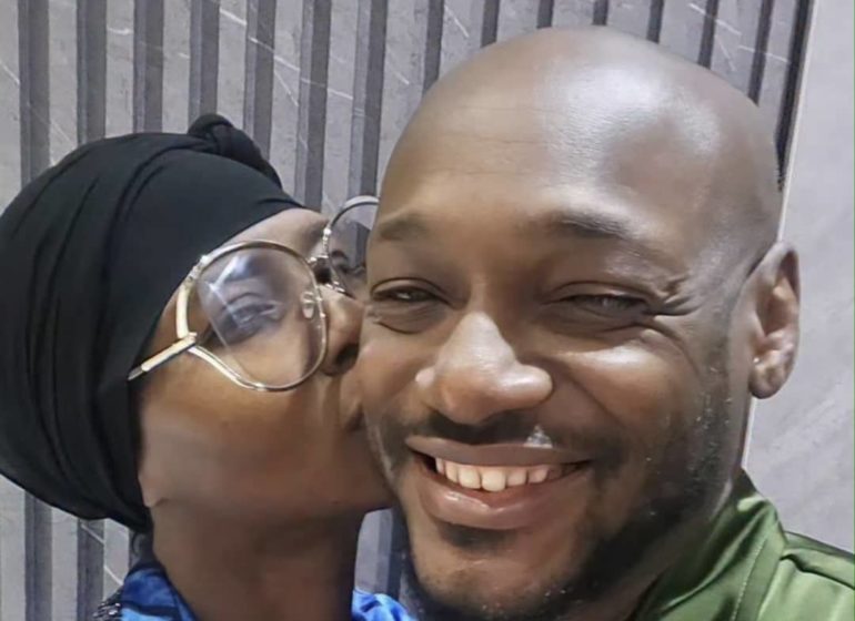 Natasha Osawaru celebrates 2Baba
