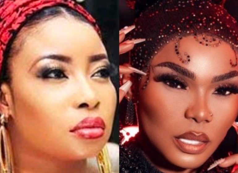 Lizzy Anjorin and Iyabo Ojo