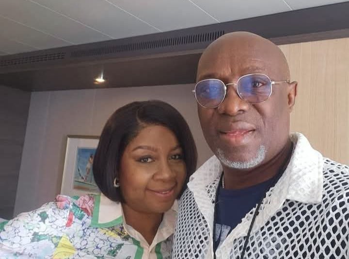 Adewale Ayuba and wife Azuka Ego
