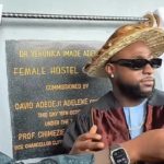 Davido unveils Abia varsity female hostel named after late mum