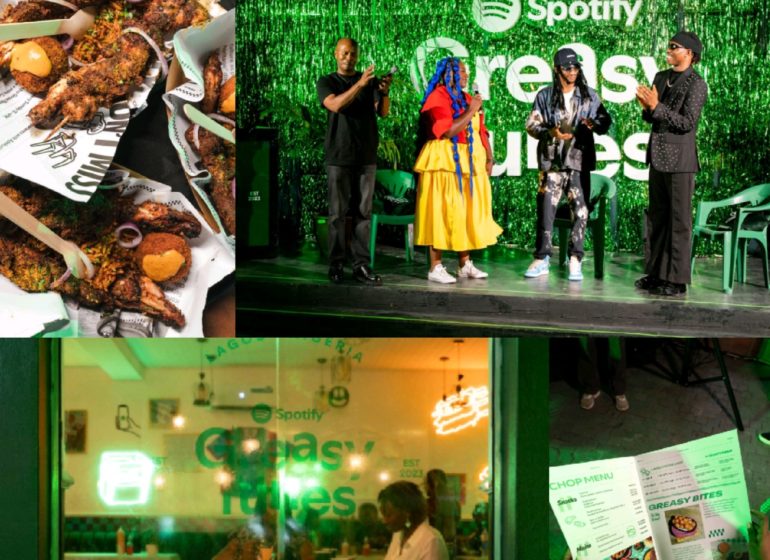 Spotify launches Greasy Tunes Café blending food and music in Lagos
