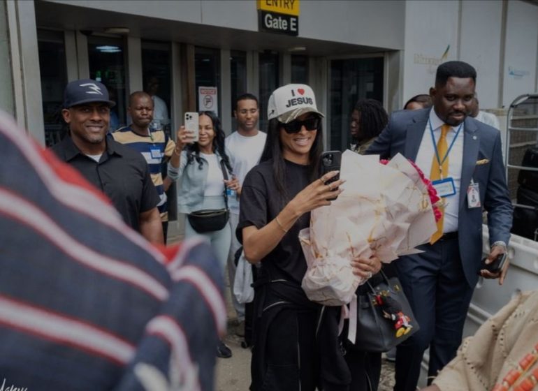No more dirty roads, says Ciara as she arrives Lagos for fashion week