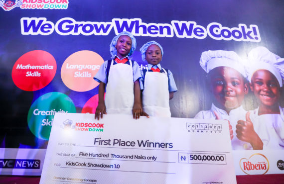 Leso Rond Schools wins Kidscook Showdown contest, takes home N500k