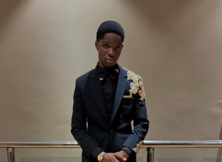 Boluwatife Ayodeji Balogun, the 14-year-old son of singer Wizkid