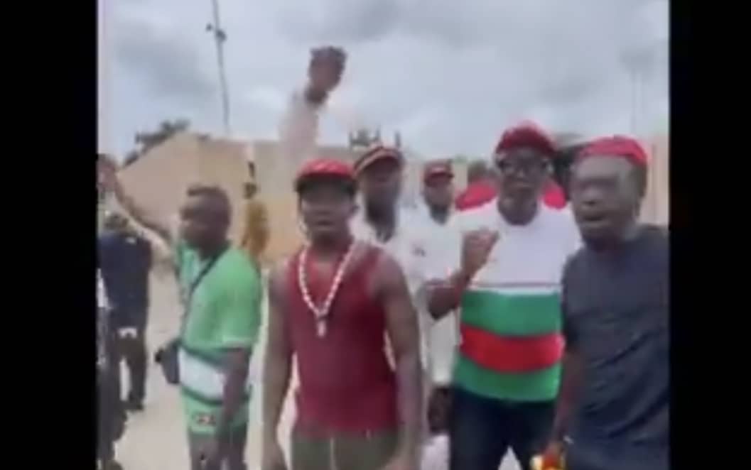 VIDEO: Protesters disrupt opening of Edo museum dedicated to West African art