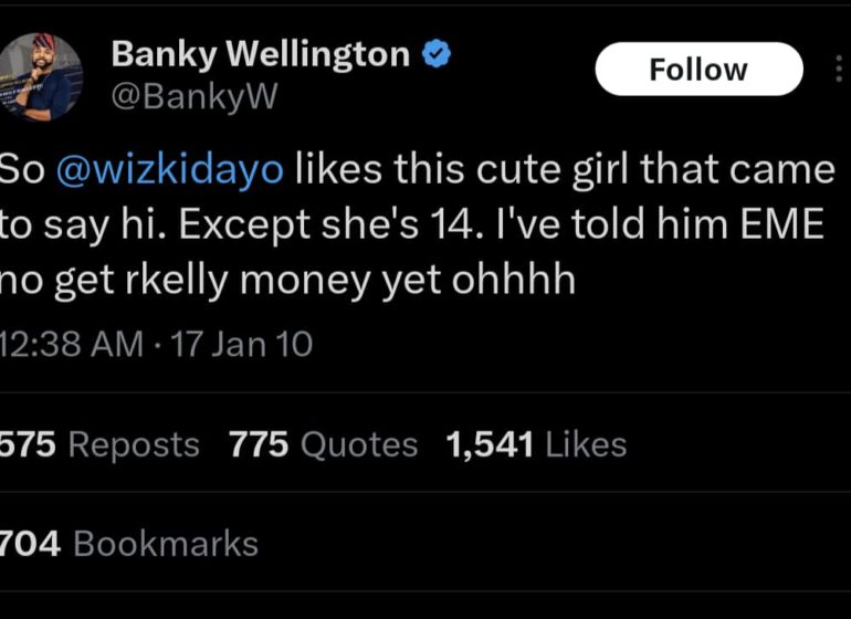 Wizkid faces backlash over 2010 tweet of him crushing on 14-year-old girl