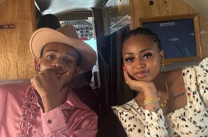 Regina Daniels and brother Sammy West Ojeogwu