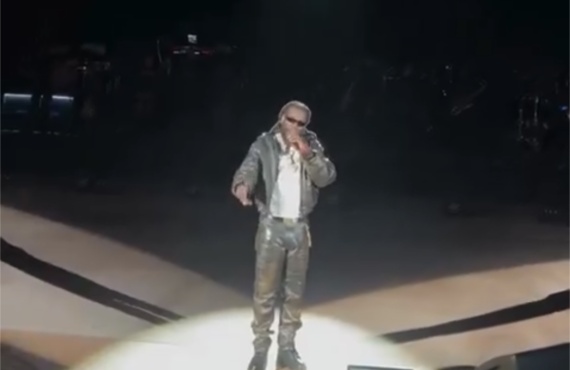 VIDEO: Burna Boy chases couple out of his concert for…