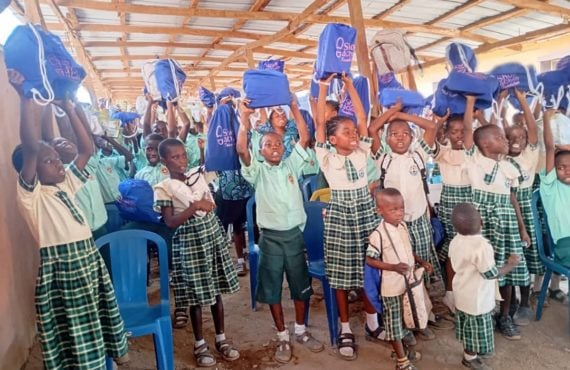 PHOTOS: NGO gives shoes, writing materials to 161 school kids…