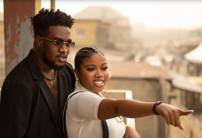 Veekee James and Femi Atere